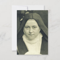 Heilige Thérèse von Lisieux Heiligenbildchen