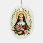 Heilige Therese von Lisieux Katholische Ornament (Vorne)