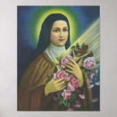Heilige Therese von Lisieux Kleine Blume Jesu Poster (Vorne)