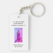 Heilige Therese von Lisieux Schlüsselanhänger (Rückseite)