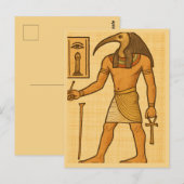 Heilige Thoth Göttliche Weisheit Gottes Postkarte (Vorne/Hinten)