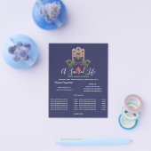 Heilige Transformation | Hamsa-Hand-Design Flyer (Einzeln)