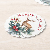 Heilige und Hirschkranz Untersetzer (angewinkelt)