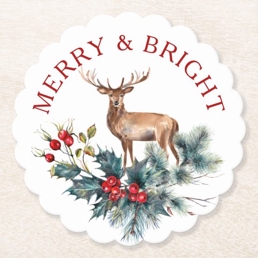 Heilige und Hirschkranz Untersetzer (Vorderseite)