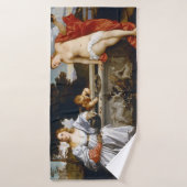 Heilige und profane Liebe, Tiziano Vecelli, 1515 Badehandtuch (Badehandtuch)