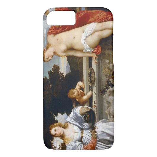 Heilige und profane Liebe, Tiziano Vecelli, 1515 Case-Mate iPhone Hülle (Rückseite)