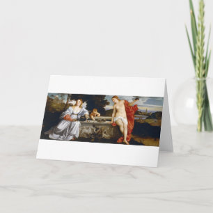 Heilige und profane Liebe, Tiziano Vecelli, 1515 Karte