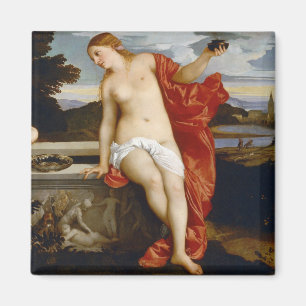 Heilige und profane Liebe, Tiziano Vecelli, 1515 Magnet