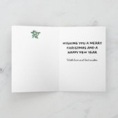 Heilige und rote Beeren, originelle Kunst, Ihre Wo Karte (Innenseite)