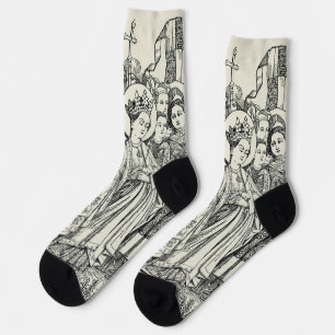 Heilige Ursula Jungfrau und Märtyrerin Socken