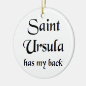 Heilige Ursula Kaffeetasse Keramik Ornament (Links)