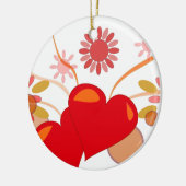Heilige-Valentin Keramik Ornament (Links)