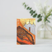 Heilige Väter lain Sinai und Raithu Gebetskarte Platzkarte (Stehend Vorderseite)