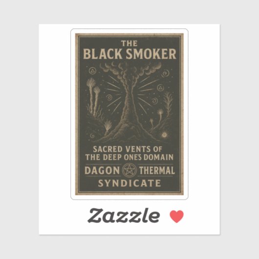 Heilige Vente der Domäne des Tiefen - Dagon Ther Aufkleber (Blatt)