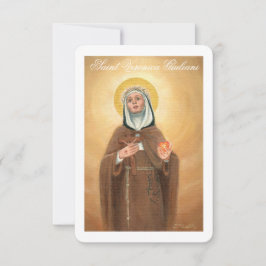 Heilige Veronica Giuliani, Gebetskarte Einladung