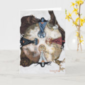 Heilige vier Winde Karte (Gelbe Blume)