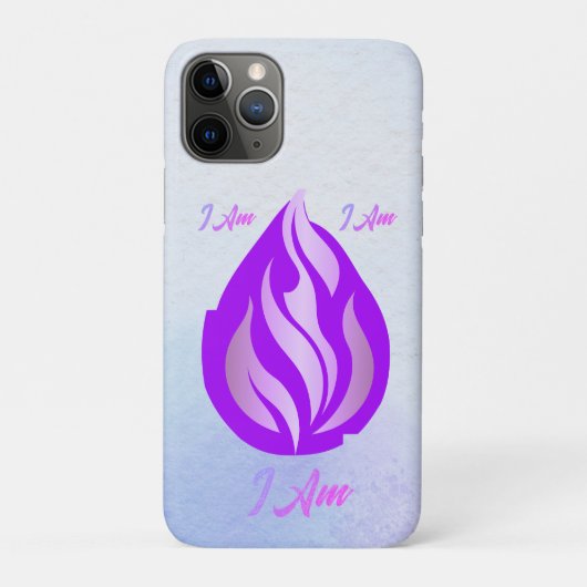 Heilige Violette Flamme - I Am Case-Mate iPhone Hülle (Rückseite)