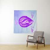 Heilige Violette Flamme - I Am Wandteppich (Beispiel (Horizontal))