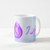 Heilige Violette Flamme - Ich Bin Kaffeetasse (VorderseiteRechts)