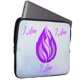Heilige Violette Flamme - Ich Bin Laptopschutzhülle (Vorne Rechts)