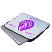 Heilige Violette Flamme - Ich Bin Laptopschutzhülle (Vorne Knopf)