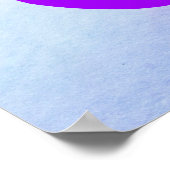 Heilige Violette Flamme - Ich Bin Poster (Ecke)