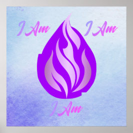 Heilige Violette Flamme - Ich Bin Poster