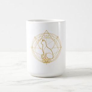 Heilige Wächterkatze Temporäre Tattoos Kaffeetasse