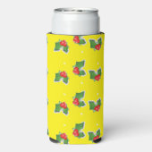 Heilige Weihnachten auf gelb Selters Dosenkühler (Seltzer Rückseite)