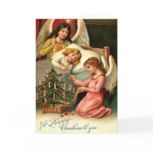 Heilige Weihnachten Engel der Kinder Vintag