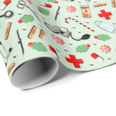 Heilige Weihnachten Geschenkpapier (Rolleneckpunkt)