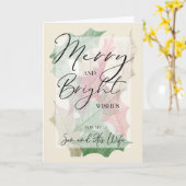 Heilige Weihnachten in Merry & Bright für Son & Eh Karte (Gelbe Blume)