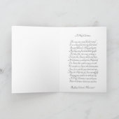 Heilige Weihnachten Karte (Innenseite)