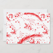 Heilige Weihnachten Weiße moderne Hand Schriftlich (Rückseite)