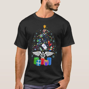Heilige Weihnachtsbaum Krankenschwester Doktor Wei T-Shirt