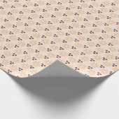 Heilige Weihnachtsbeere und -dekoration Geschenkpapier (Ecke)