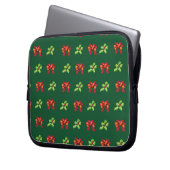 Heilige Weihnachtsfeier und Bogen Laptopschutzhülle (Vorderseite Links)