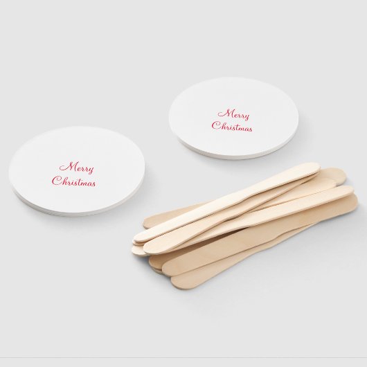 Heilige Weihnachtsfeiertage fügen Familiennamen Fo Fächer (Non-assembled)