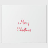 Heilige Weihnachtsfeiertage fügen Familiennamen Fo Geschenkpapier (Flach)