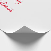 Heilige Weihnachtsfeiertage fügen Familiennamen Fo Geschenkpapier (Ecke)