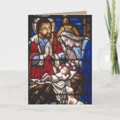 Heilige Weihnachtskarte Feiertagskarte (Vorderseite)