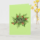 Heilige Weihnachtskarte Karte (Gelbe Blume)