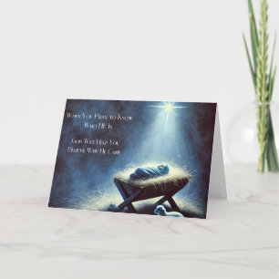 Heilige Weihnachtskarte Karte