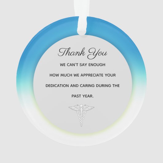 Heilige Weihnachtsschmuck, Krankenpflege Ornament (Rückseite)