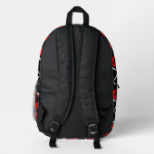 Heilige Winde im Red Backpack Bedruckter Rucksack (Rückseite)