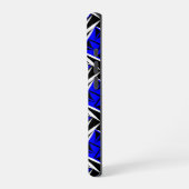 Heilige Winde in Kobalt iPhone Hülle (Linke Seite)