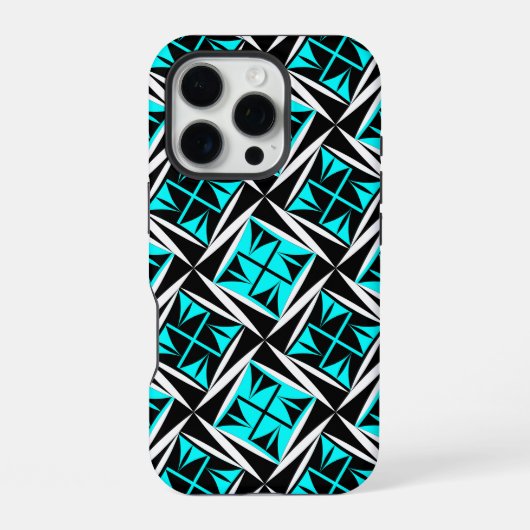 Heilige Winde in Türkis iPhone Hülle (Rückseite)