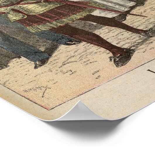 Heilige Woche in Sevilla Poster (Ecke)