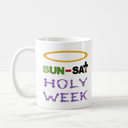 Heilige Woche (Palm Sonntag bis Heiliger Donnersta Kaffeetasse (Links)