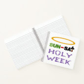 Heilige Woche (Palm Sonntag bis Heiliger Donnersta Notizblock (Innenseite)